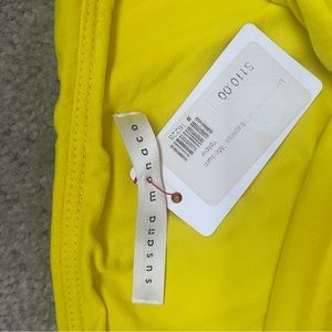 Susana Monaco Yellow tube top NWT